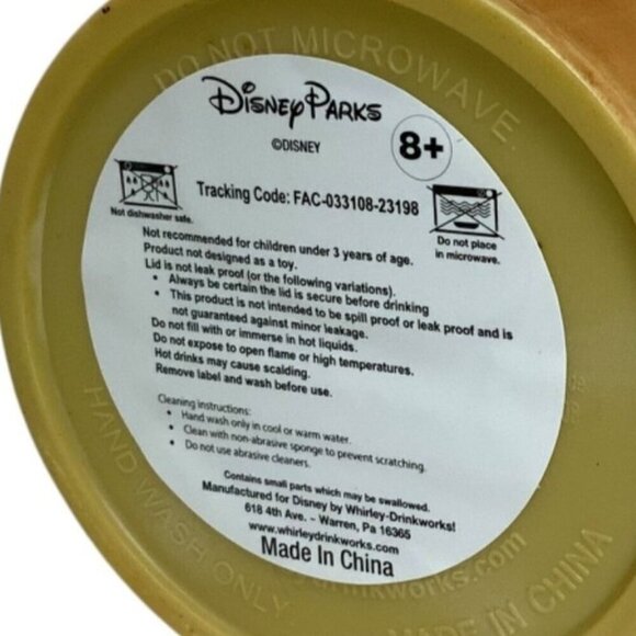 Disney Cruise Line Bamboo Style Reusable Tumbler With Straw Castaway Cay Tiki - Picture 9 of 9